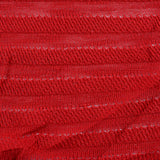 Red Horizontal-Stripe Chunky Knit, Polyester