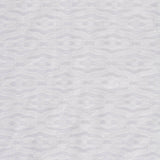 White Wavy-Band Jersey Knit, Polyester