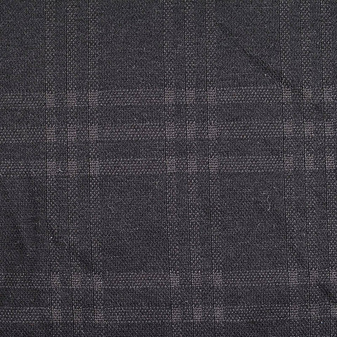 Dark Grey Check Jacquard, Polyester, 235 gsm