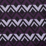 Lavender Chevrons Interlock Knit, Poly-Viscose
