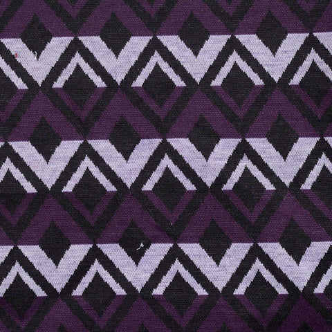 Lavender Chevrons Interlock Knit, Poly-Viscose