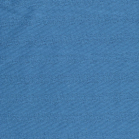 Blue Horizontal-Band Jersey Knit, Polyester