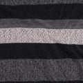 Black Horizontal-Stripe Jacquard, Poly-Viscose, 100 gsm, 160 cm, ref EF-10578