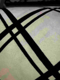 Black Lines Ponte Knit, Viscose-Nylon