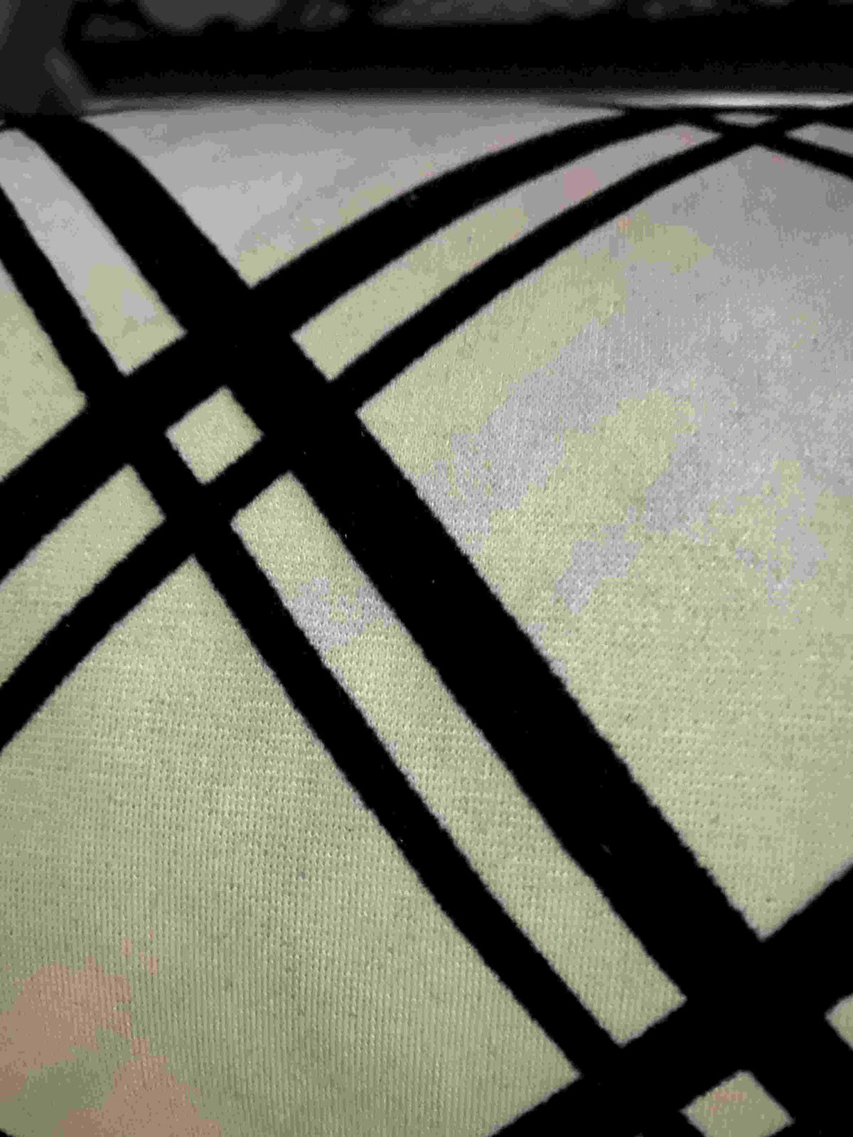 Black Lines Ponte Knit, Viscose-Nylon