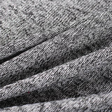 Black Marl Chunky Knit, Polyester — texture