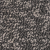 Black Geometric Chunky Knit, Cotton-Poly — texture