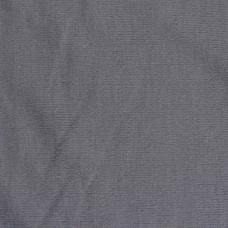 Polyester Viscose Stretch Chunky Knit Fabric, 200 gsm — Grey