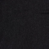 Brushed Viscose Polyester Stretch Chunky Knit Fabric, 191 gsm, 150 cm — Black