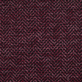 Dark Red Fine-Chevron Jersey Knit, Polyester