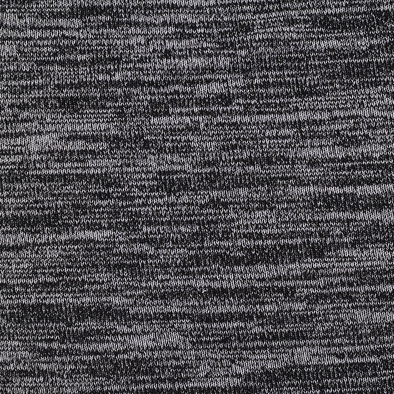 Black Marl Chunky Knit, Poly-Viscose, 185 gsm, 170 cm