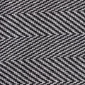 Black Chevron Chunky Knit, Cotton-Poly, 300 gsm