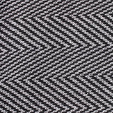 Black Chevron Chunky Knit, Cotton-Poly