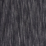 Black Vertical-Stripe Interlock Knit, Polyester