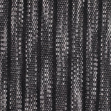Black Vertical-Stripe Chunky Knit, Poly-Cotton