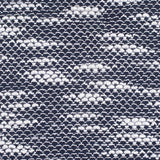 Navy Horizontal-Band Chunky Knit, Polyester