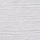 White Horizontal-Band Chunky Knit, Polyester