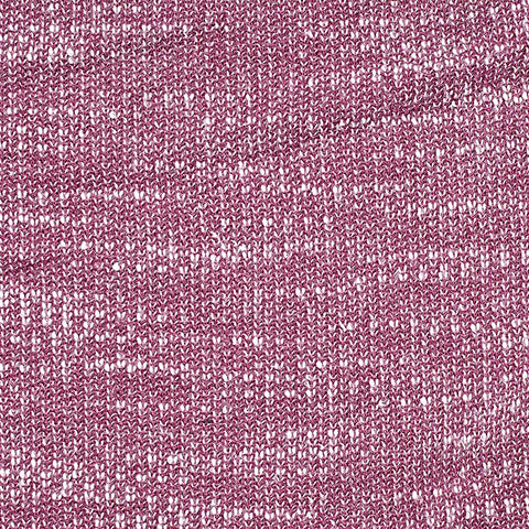Pink Marl French Terry, Viscose-Poly, 188 gsm
