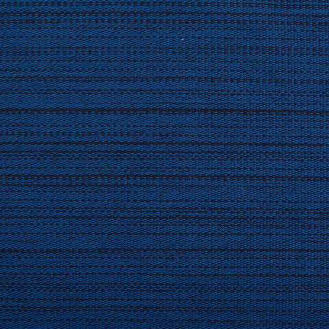 Navy Horizontal-Stripe French Terry, Poly-Cotton, 300 gsm