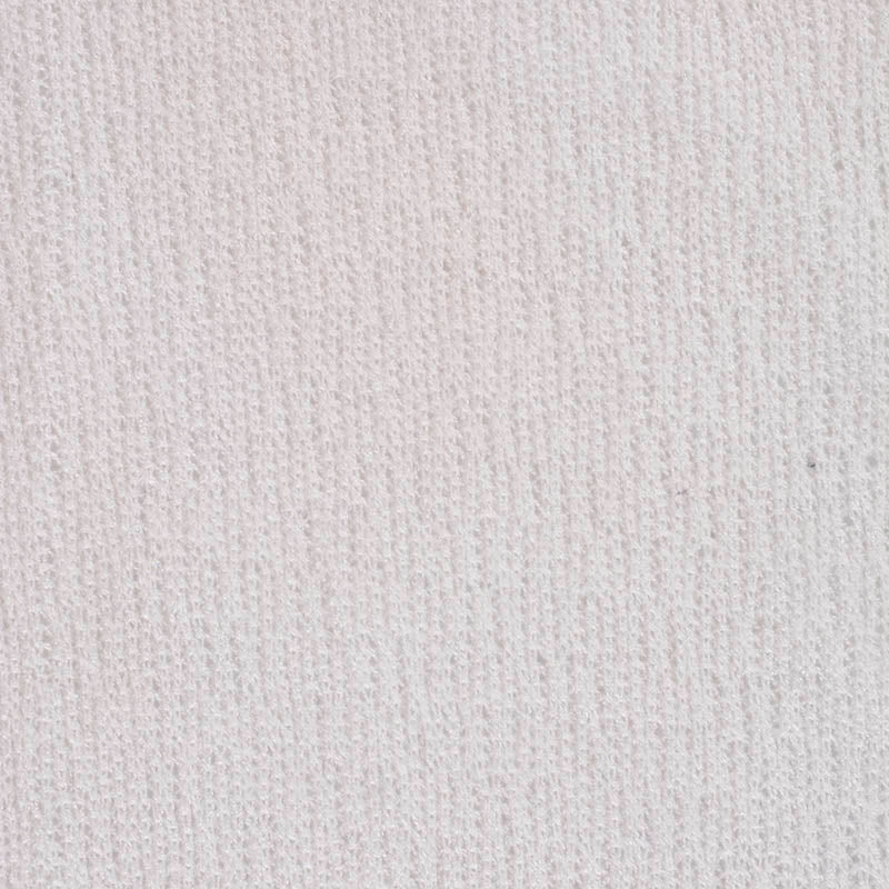 Jacquard Viscose Nylon Chunky Knit Fabric, 110 gsm, 136 cm — White