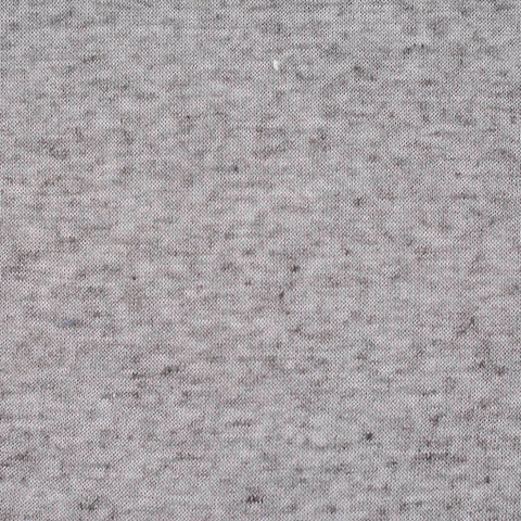 Heather Grey Marl Jersey Knit, Poly-Linen, 110 gsm