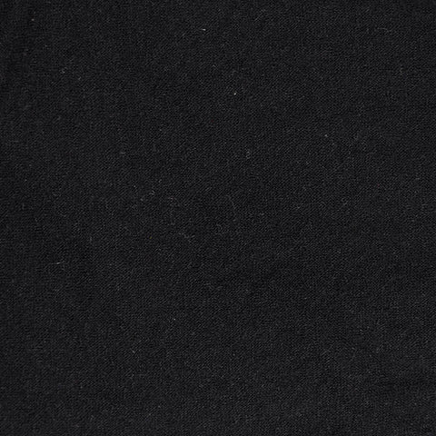 Jacquard Polyester Stretch Knit Fabric, 240 gsm, 170 cm — Black