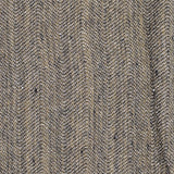 Orange Heathered-Herringbone French Terry, Poly-Cotton — texture