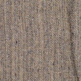 Orange Heathered-Herringbone French Terry, Poly-Cotton