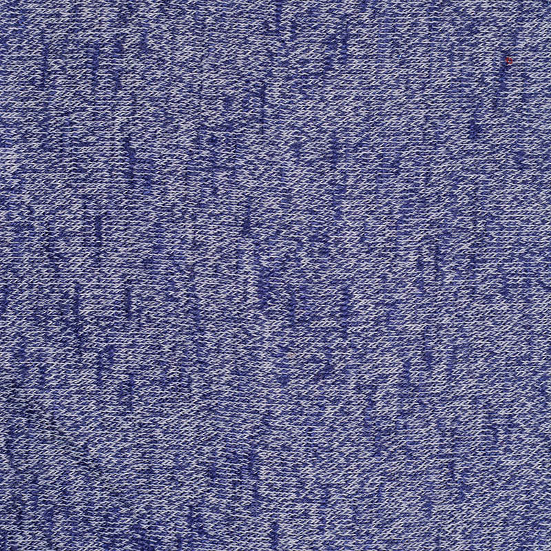 Blue Heathered-Marl Jersey Knit, Poly-Viscose, 215 gsm