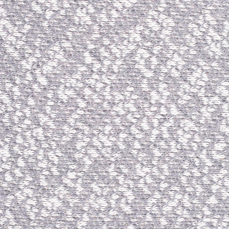 Heather Cotton Polyester Chunky Knit Fabric, 165 gsm, 180 cm — Grey