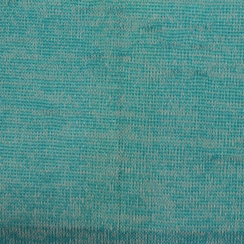 Polyester Viscose Stretch Chunky Knit Fabric, 150 gsm, 175 cm — Green