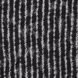 Black Vertical-Stripe Chunky Knit, Viscose-Poly — texture