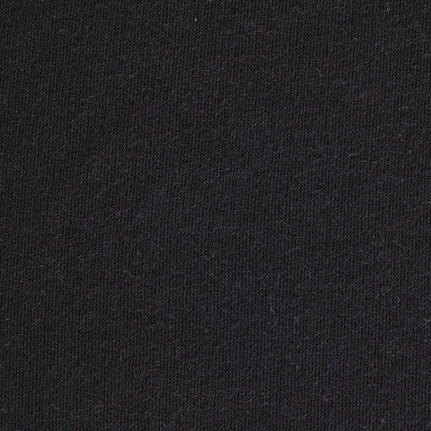 Polyester Viscose Stretch Jersey Knit Fabric, 275 gsm — Black
