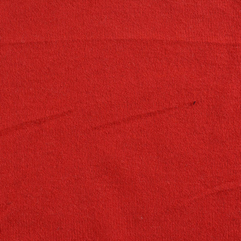 Brushed Polyester Viscose Stretch Chunky Knit Fabric, 195 gsm, 192 cm — Red