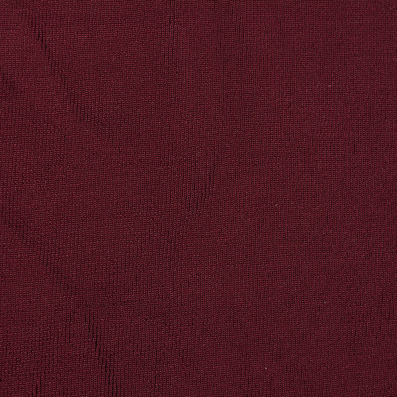 Brushed Polyester Stretch Interlock Knit Fabric, 620 gsm, 145 cm — Red