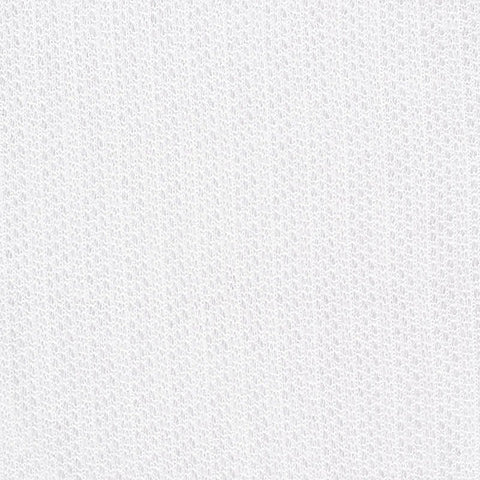 100% Polyester Rib Knit Fabric, 125 gsm, 160 cm — White