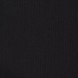 Yarn-Dyed Polyester Stretch Knit Fabric, 340 gsm, 150 cm — Black