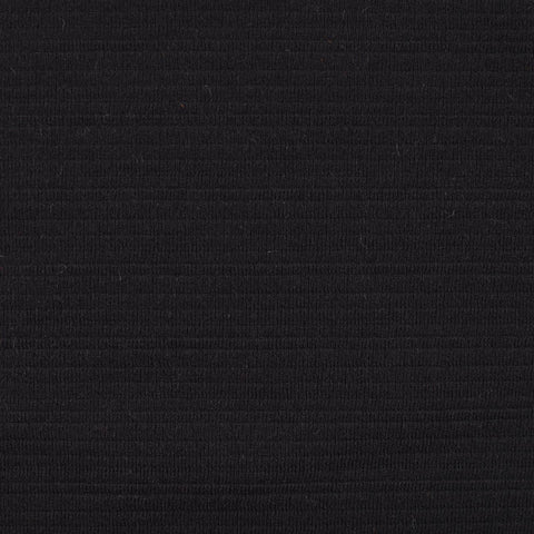 Polyester Stretch Knit Fabric, 340 gsm, 155 cm — Black, ref EF-10759