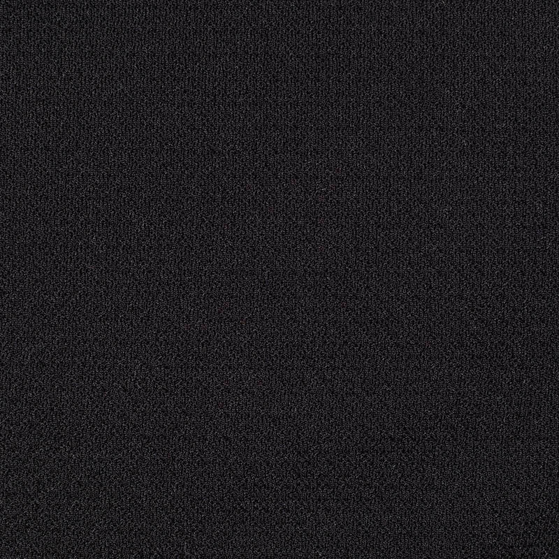 Polyester Stretch Knit Fabric, 260 gsm, 160 cm — Black