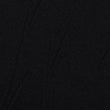 Jacquard Polyester Stretch Knit Fabric, 230 gsm, 150 cm — Black