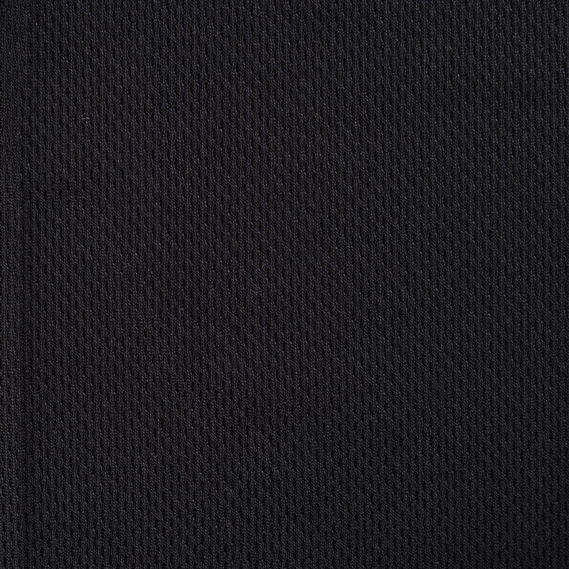 100% Polyester Birdseye Knit Fabric, 155 gsm, 165 cm — Black