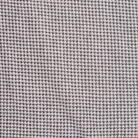 Black Houndstooth Jersey Knit, Cotton-Poly, 160 gsm