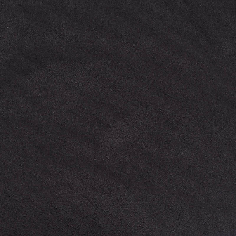 Polyester Stretch Faux Suede Fabric, 320 gsm, 150 cm — Black, ref EF-10855