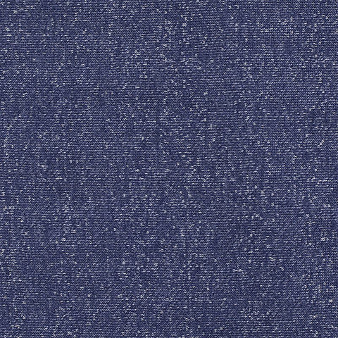 Blue Marl French Terry, Cotton-Poly, 280 gsm