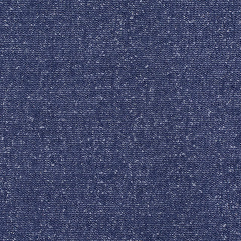 Blue Marl French Terry, Cotton-Poly, 280 gsm