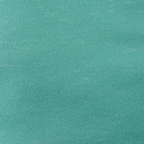Polyester Cotton French Terry Fabric, 205 gsm, 165 cm — Green