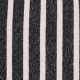 Black Stripes French Terry, Cotton