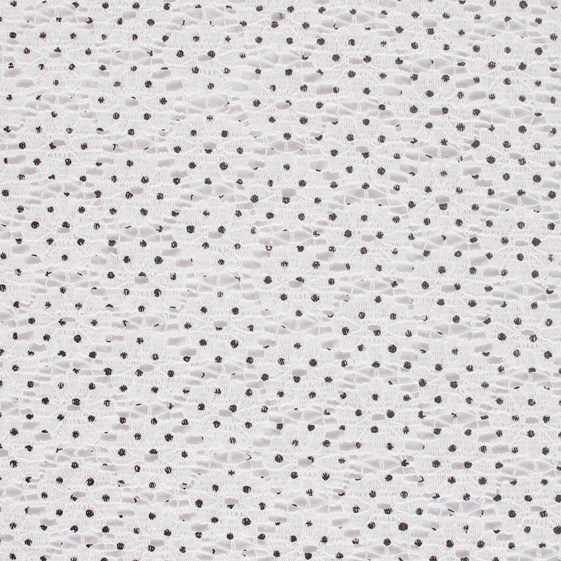 Black Dots Lace, Nylon-Cotton
