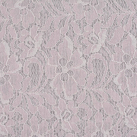 Pink Floral Lace, Nylon, 249 gsm