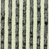 Cream Stripe Chunky Knit, Viscose-Poly — texture